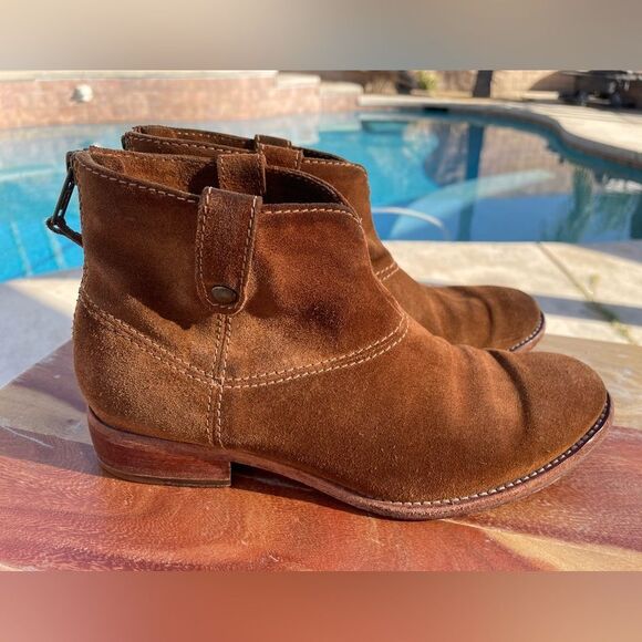 Johnston & Murphy Suede Ankle Boots sz 7M - Picture 1 of 8